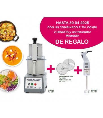 OFERTA Combinado cutter y cortahortalizas R201 XL Robot Coupé hasta 30-04-2025