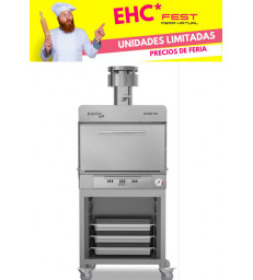 HORNO DE CARBÓN PUJADAS OVEN 90 con mesa bandejera OFERTA EHC FEST